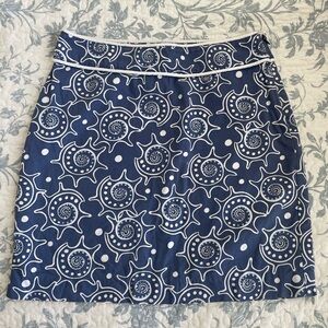 Sea shell/ Ocean Print Skirt from Vineyard Vines